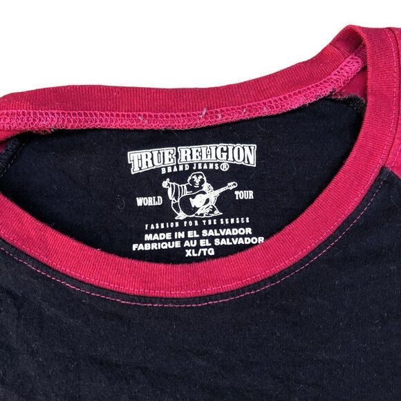 True Religion T shirt XL Cracked Horshoe - Picture 3 of 5